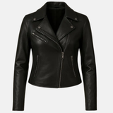 Women’s Genuine Leather Jacket – 100% Real Leather Fashion Outerwear