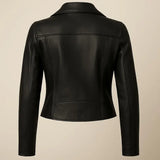 Women’s Genuine Leather Jacket – 100% Real Leather Fashion Outerwear