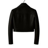 Women’s Slim Fit Vintage Black Leather Biker Jacket – Handmade Genuine Motorcycle Jacket, Classic