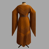 Handmade Beaded Cowhide Powwow Dress: Native American Regalia